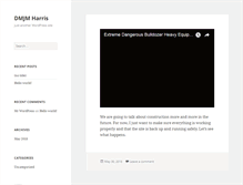 Tablet Screenshot of dmjmharris.com